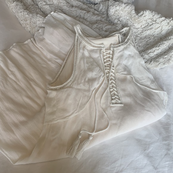 Boho High Neck Ruffle Dress - Picture 6 of 7